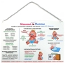 Плакат "Мамам Папам "М"" цепочки: 32 см Артикул: 90720 инфо 1711k.