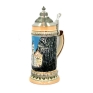 Пивная кружка "Городок у горы" коллекционная с крышкой, 19 см см Артикул: 14453 Изготовитель: Китай инфо 10005b.