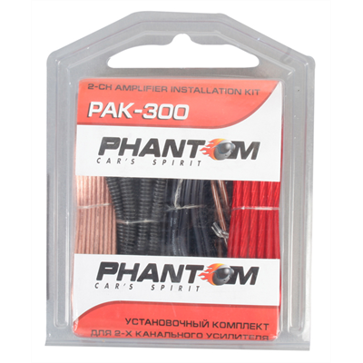 Установочный набор для акустики и усилителя Phantom PAK-300 39681 2010 г инфо 10332b.