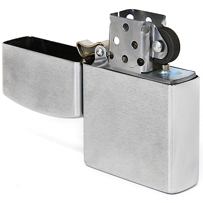 Зажигалка "Zippo" большая сталь Изготовитель: Китай Артикул: 06894 инфо 13468f.