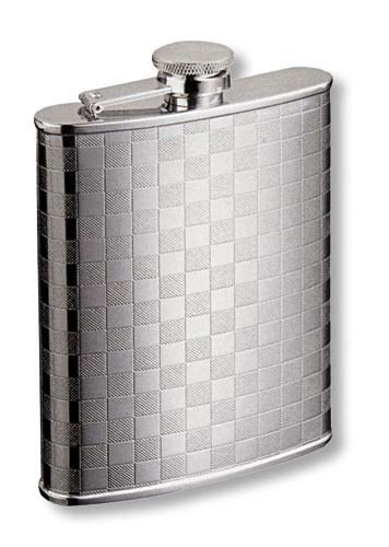 Фляга, металл, с рисунком, 240 мл Винные аксессуары 2010 г инфо 12341g.