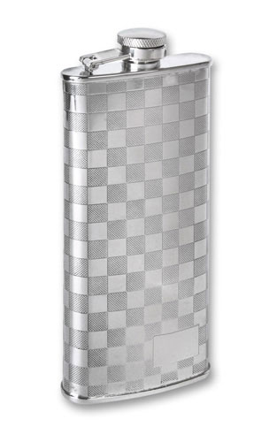 Фляга, металл, с рисунком, 150 мл Винные аксессуары 2010 г инфо 12342g.