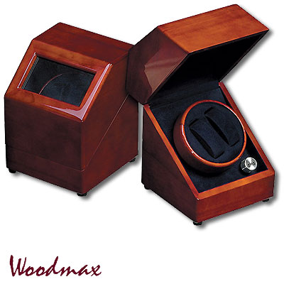 Шкатулка для 2 механических часов, коричневая Шкатулка Woodmax 2007 г инфо 153i.
