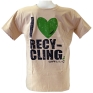 Футболка мужская "WALL-E I Love Recycling", цвет: бежевый Размер L 2 121 (L, Бежевый) Изготовитель: Индия инфо 1273i.
